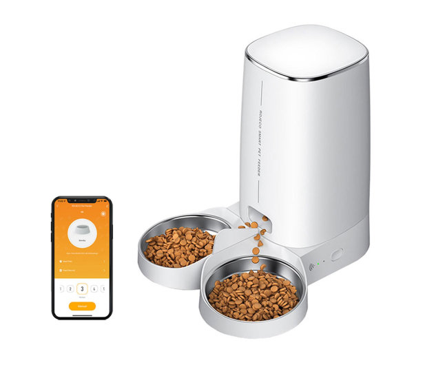 Rojeco INTELIGENTNY DOZOWNIK KARMY 4L AUTOMATIC PET FEEDER WIFI VER - 1514979 - zdjęcie 3
